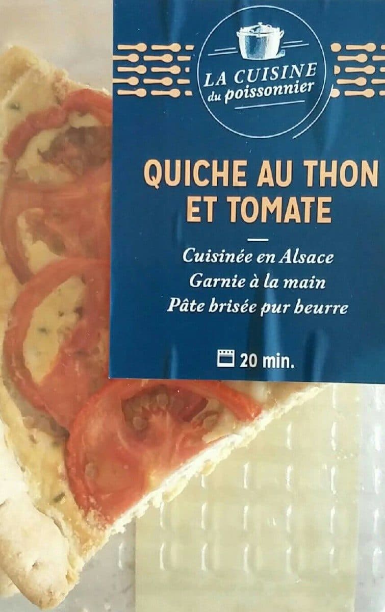 Open Food Facts Quiche au thon et tomates packshot