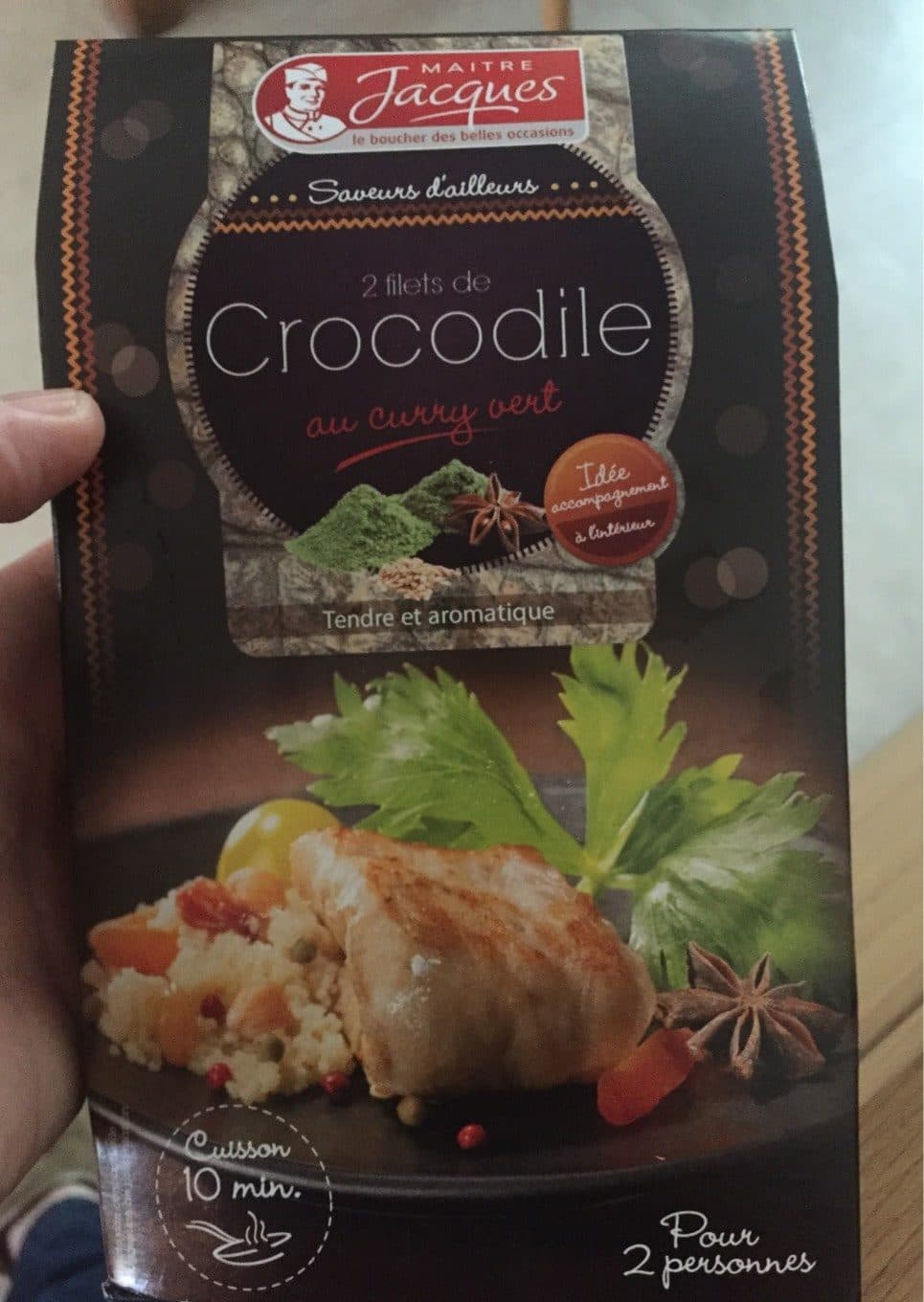 Maitre Jacques 2 filets de crocodile packshot