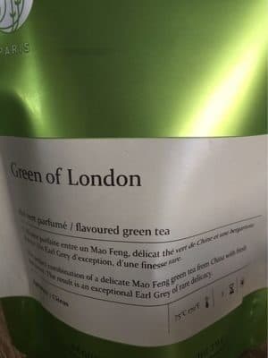 Palais Des Thes Green of london packshot