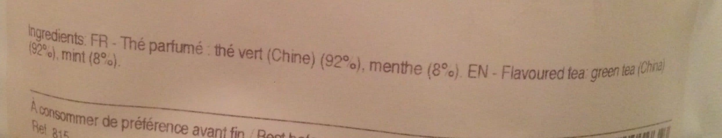 Open Food Facts The vert a la menthe packshot