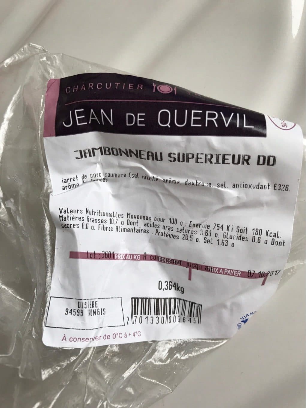 Jean de Quervil Jambonneau Superieur packshot