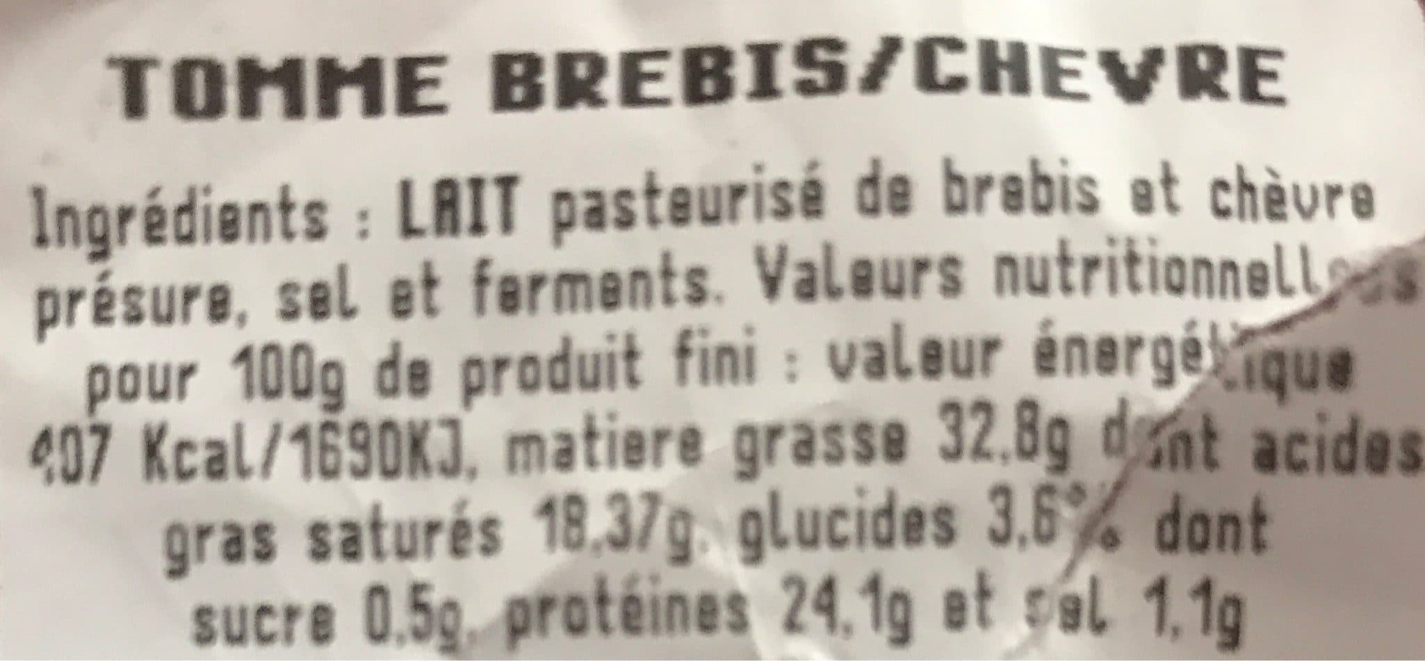 Corse Tomme Brebid/Chèvre packshot