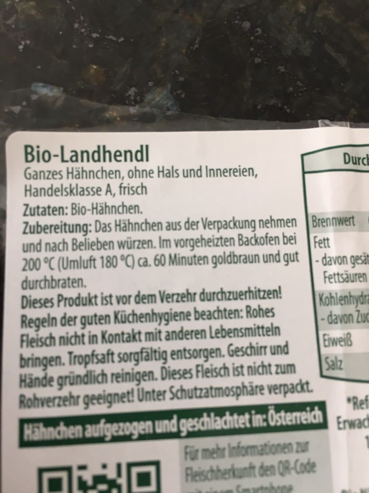 Open Food Facts Poulet packshot