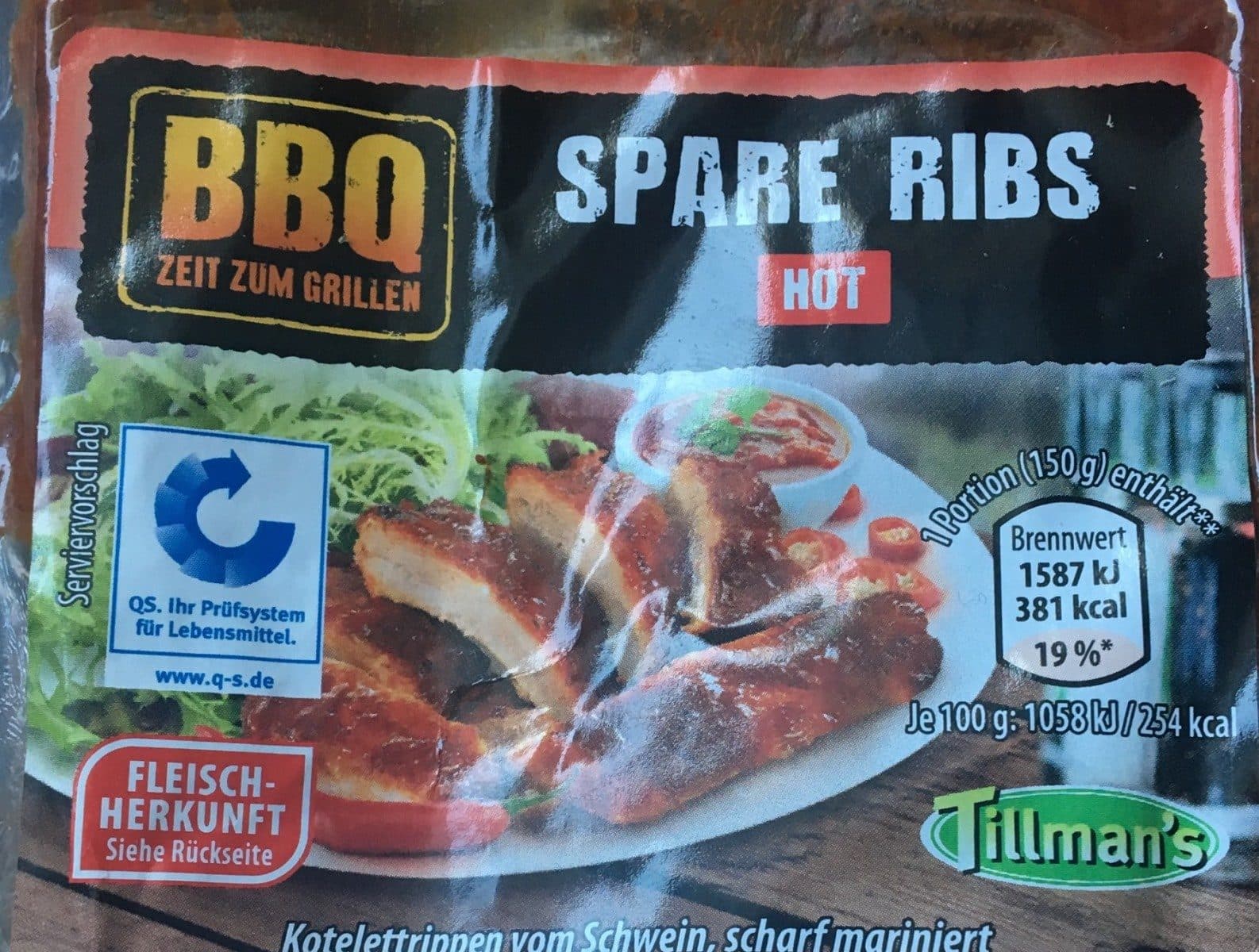 Open Food Facts Spare ribs packshot