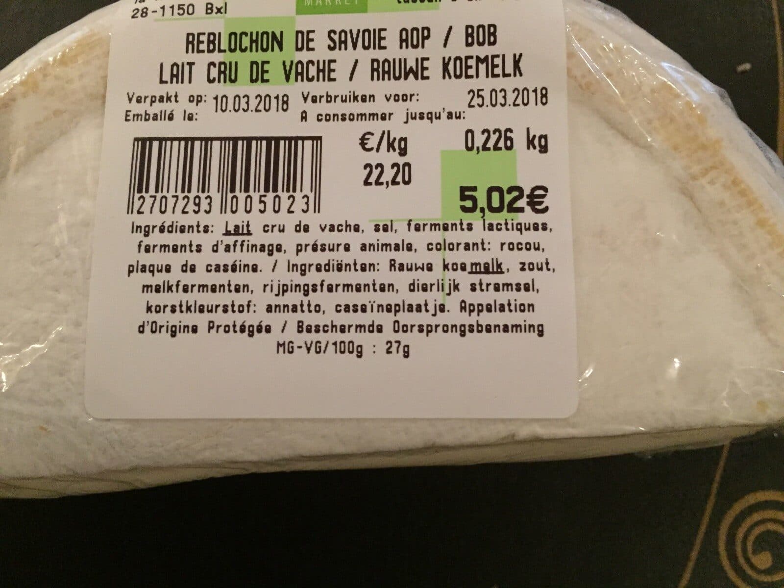 Open Food Facts Reblochon de Savoie packshot