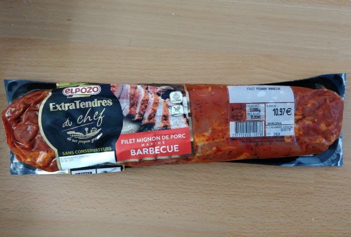 Open Food Facts Filet mignon de porc - mariné barbecue packshot