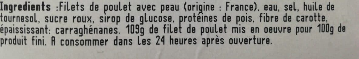 Open Food Facts 2 Filets de poulet rotis packshot