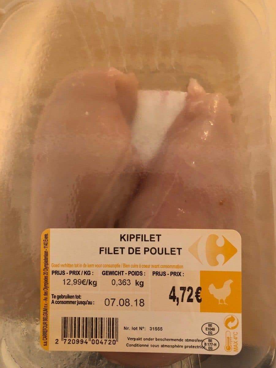 Open Food Facts Filet de poulet packshot