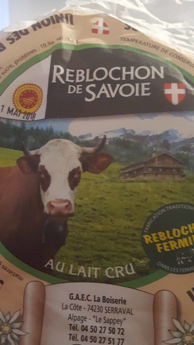 Union des producteurs de Reblochons fermiers Reblochon fermier de Savoie packshot