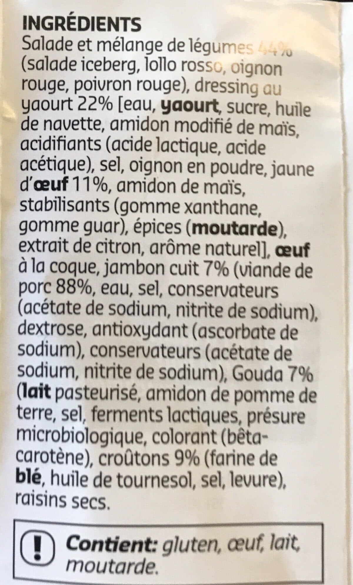 Delhaize Salade repas packshot