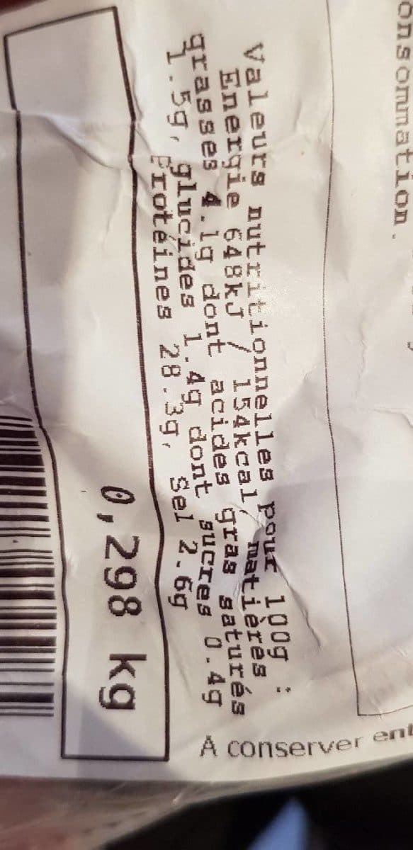 Open Food Facts Filet mignon de porc saumuré fumé packshot