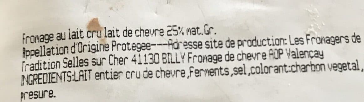 Open Food Facts Fromage de chèvre packshot