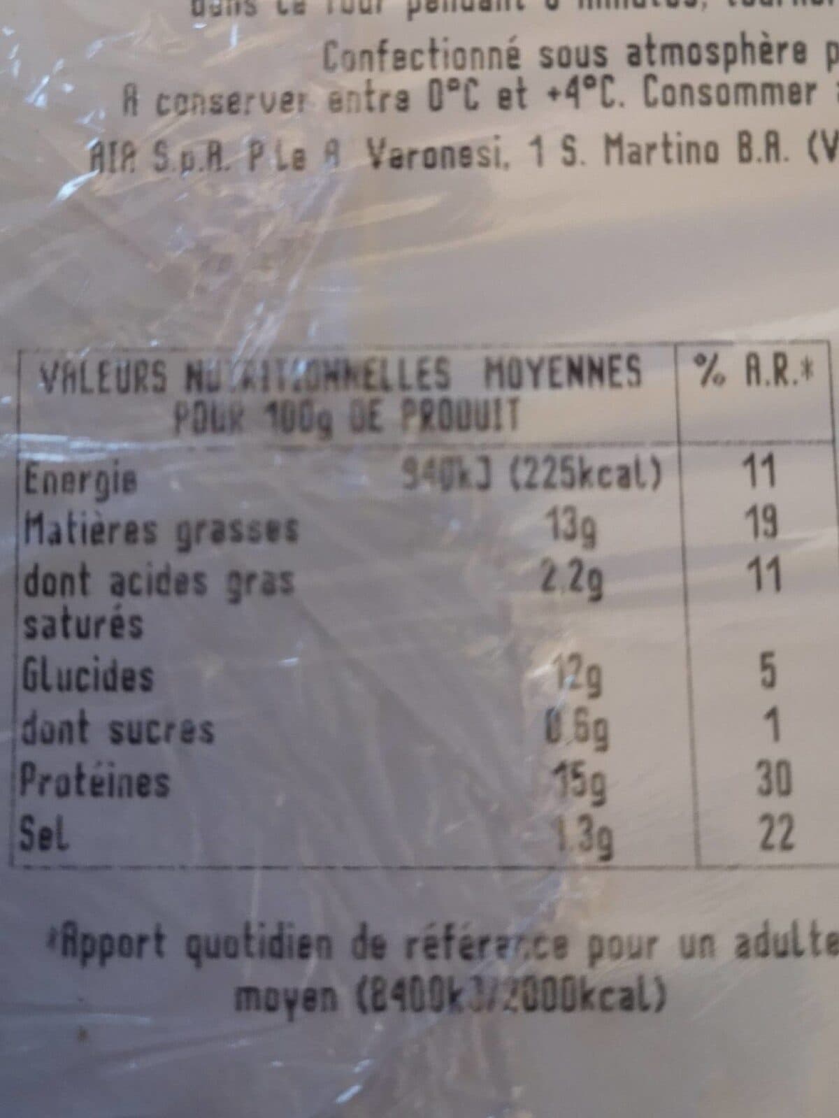 Open Food Facts La milanese packshot