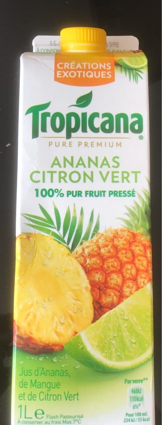 Tropicana Jus de fruit packshot