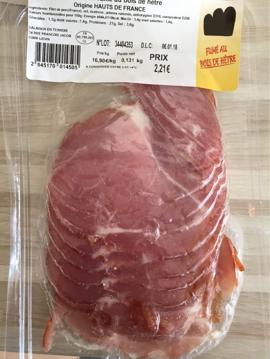 Otera Bacon fume bois de hêtre packshot