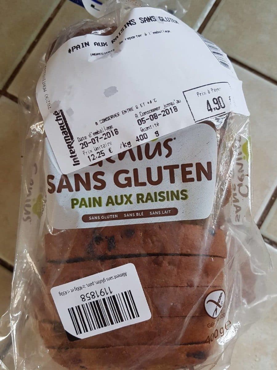 Open Food Facts Pain aux raisins sans gluten packshot