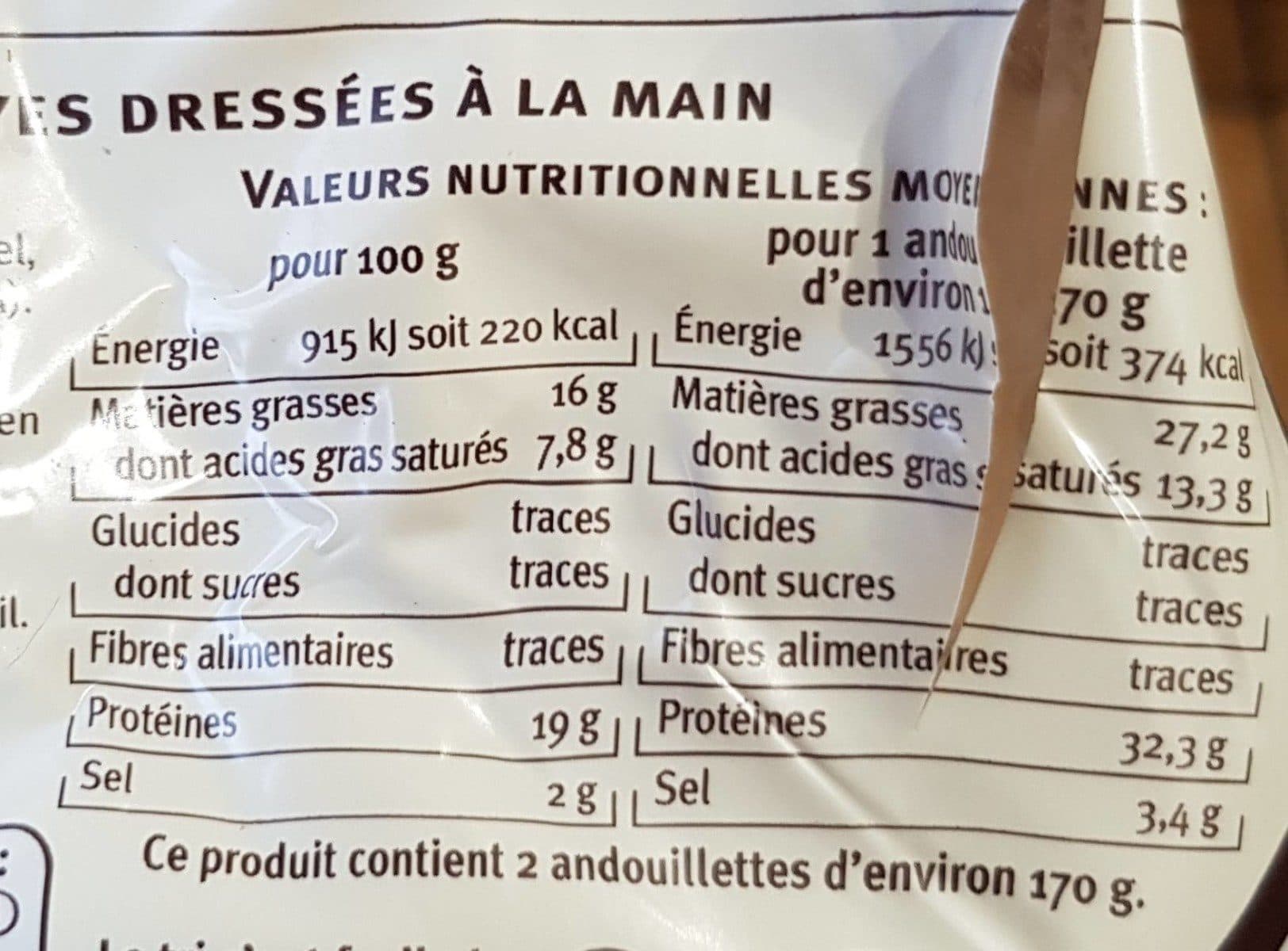 Open Food Facts Andouillette de troyes packshot