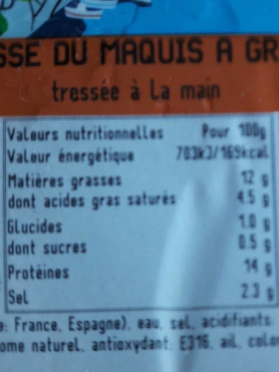 Open Food Facts Saucisses du maquis packshot