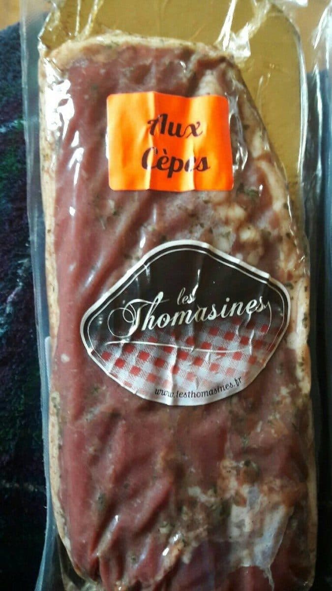 Les thomasines Canard au cèpes packshot