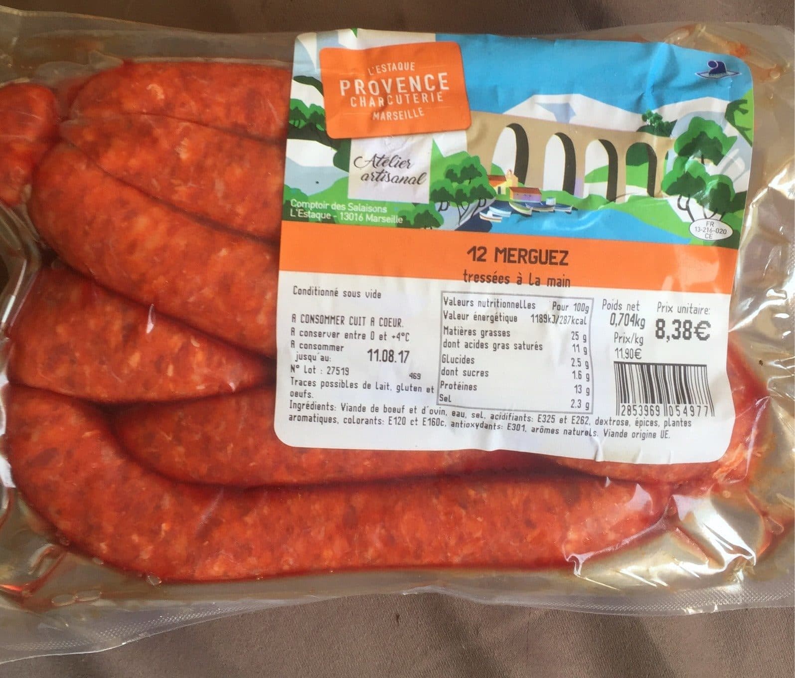 Provence Charcuterie 12 merguez packshot