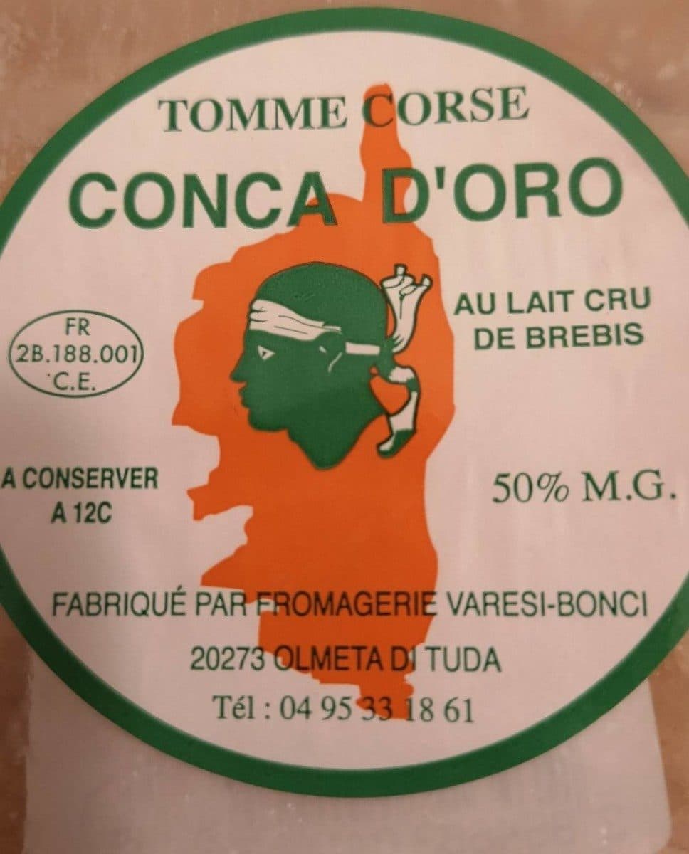 Open Food Facts Tomme coinça d oro packshot