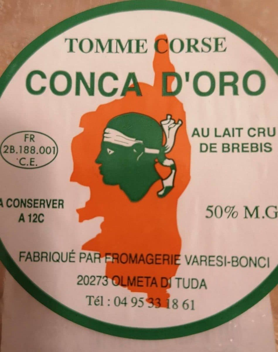 Open Food Facts Tomme coinça d oro packshot