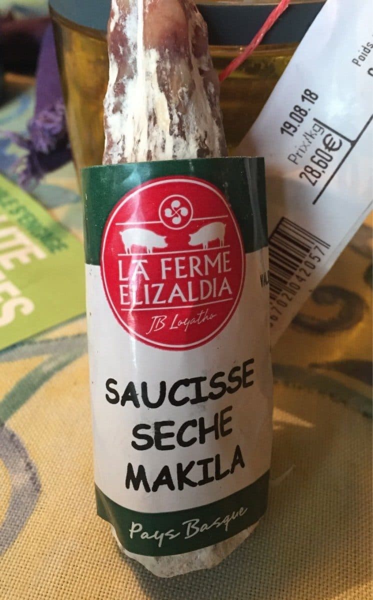 Open Food Facts Saucisse seche makila packshot