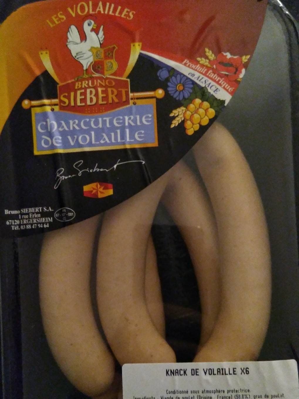Bruno Siebert Knacks de volaille packshot