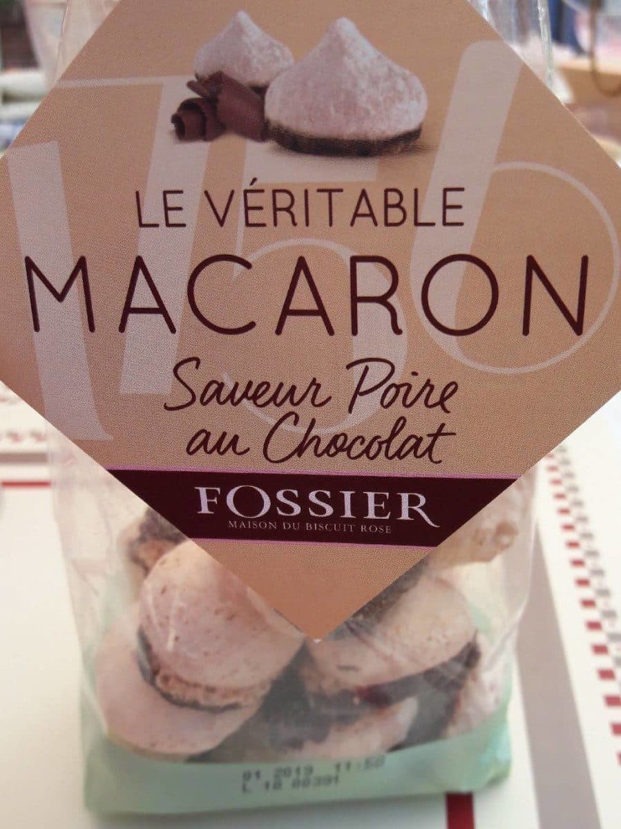 Open Food Facts Macaron saveur poire au chocolat packshot