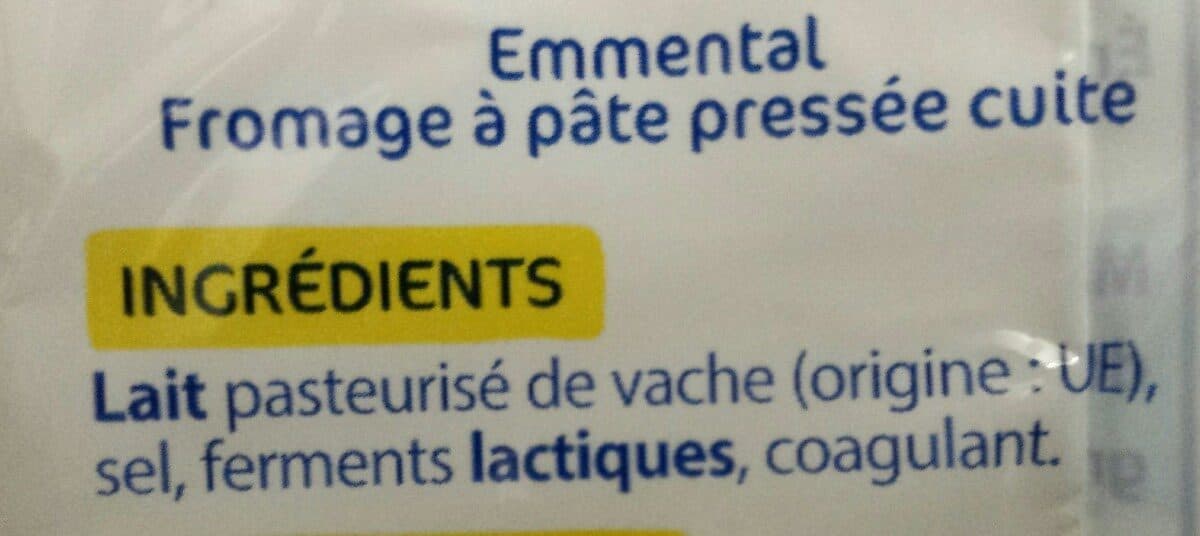 Eco+ Emmental packshot