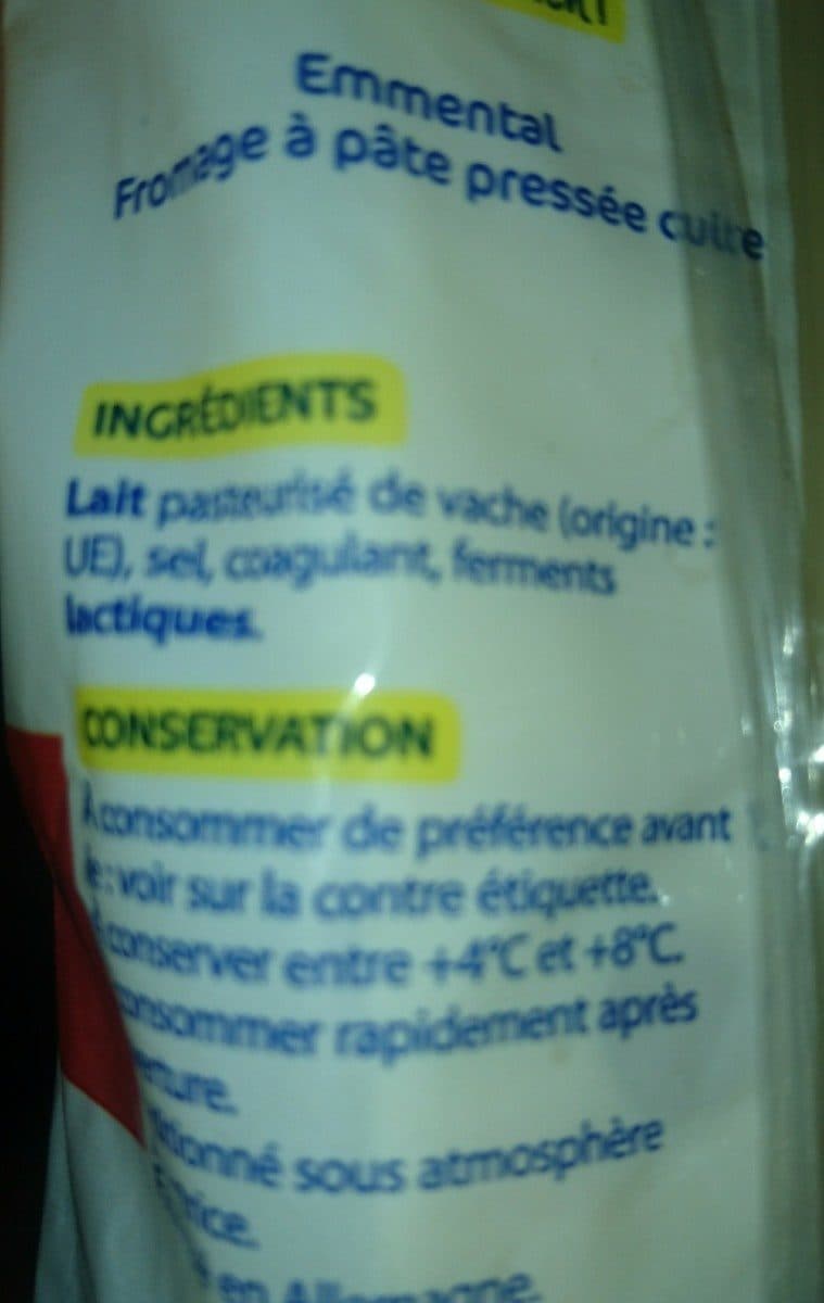 Eco+ Emmental packshot
