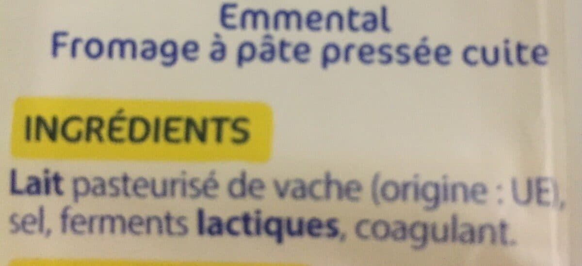 Eco+ Emmental packshot