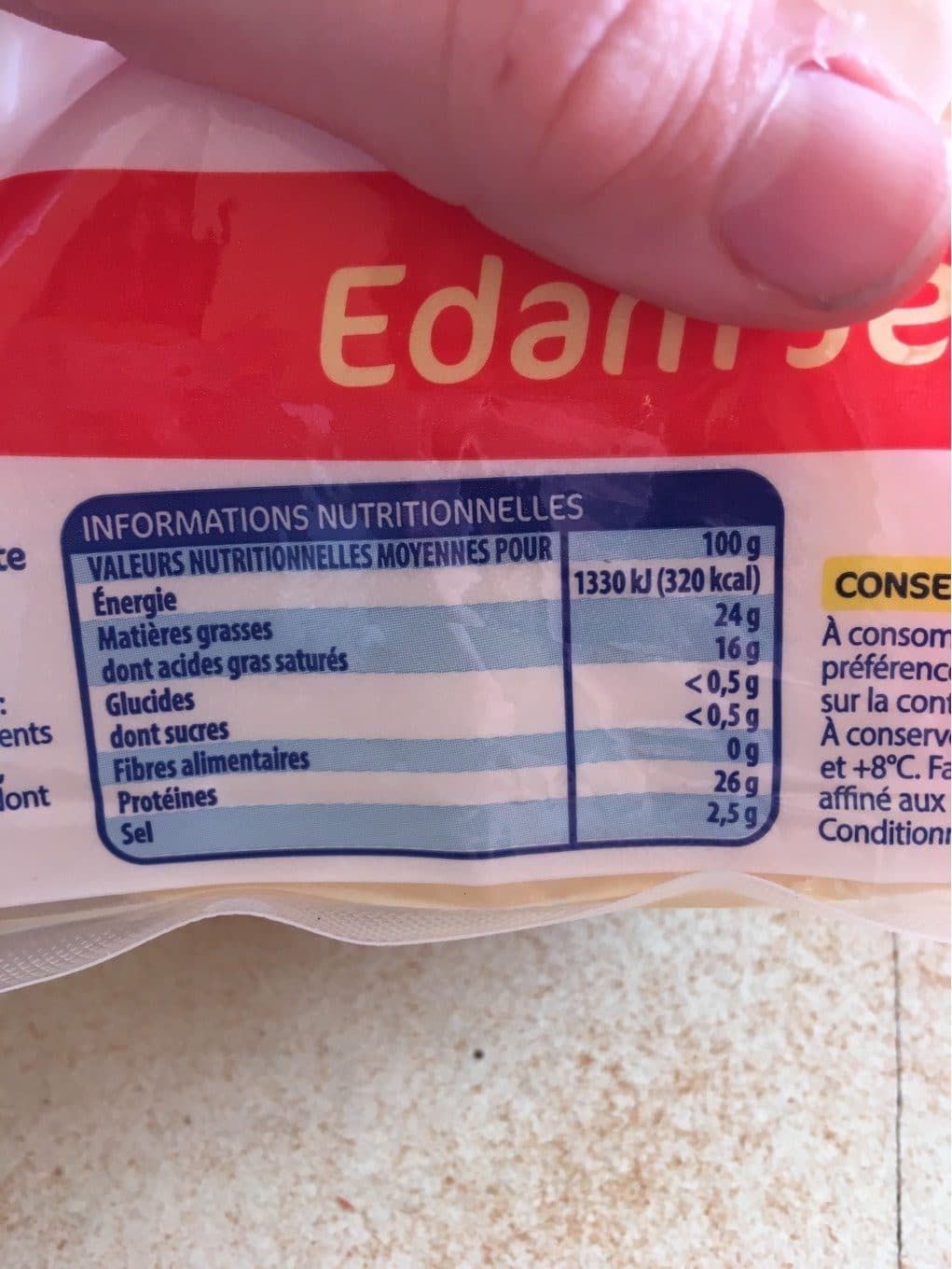 eco+ edam jeune packshot