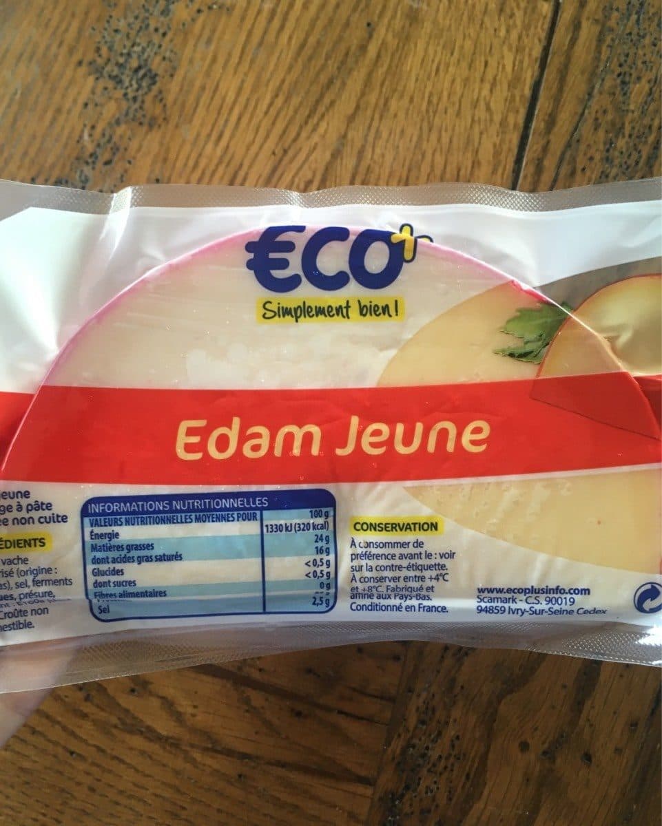 Eco+ Edam jeune packshot