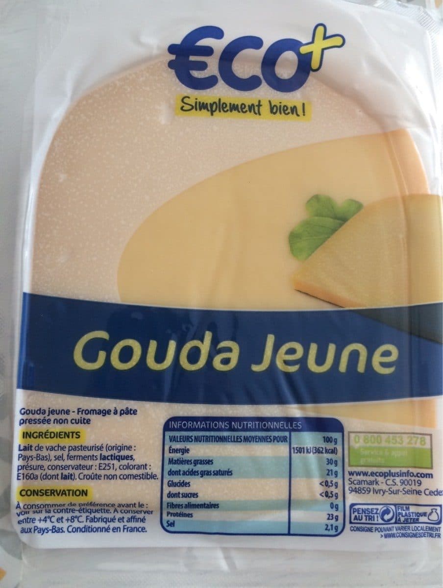 Eco+ Gouda jeune packshot