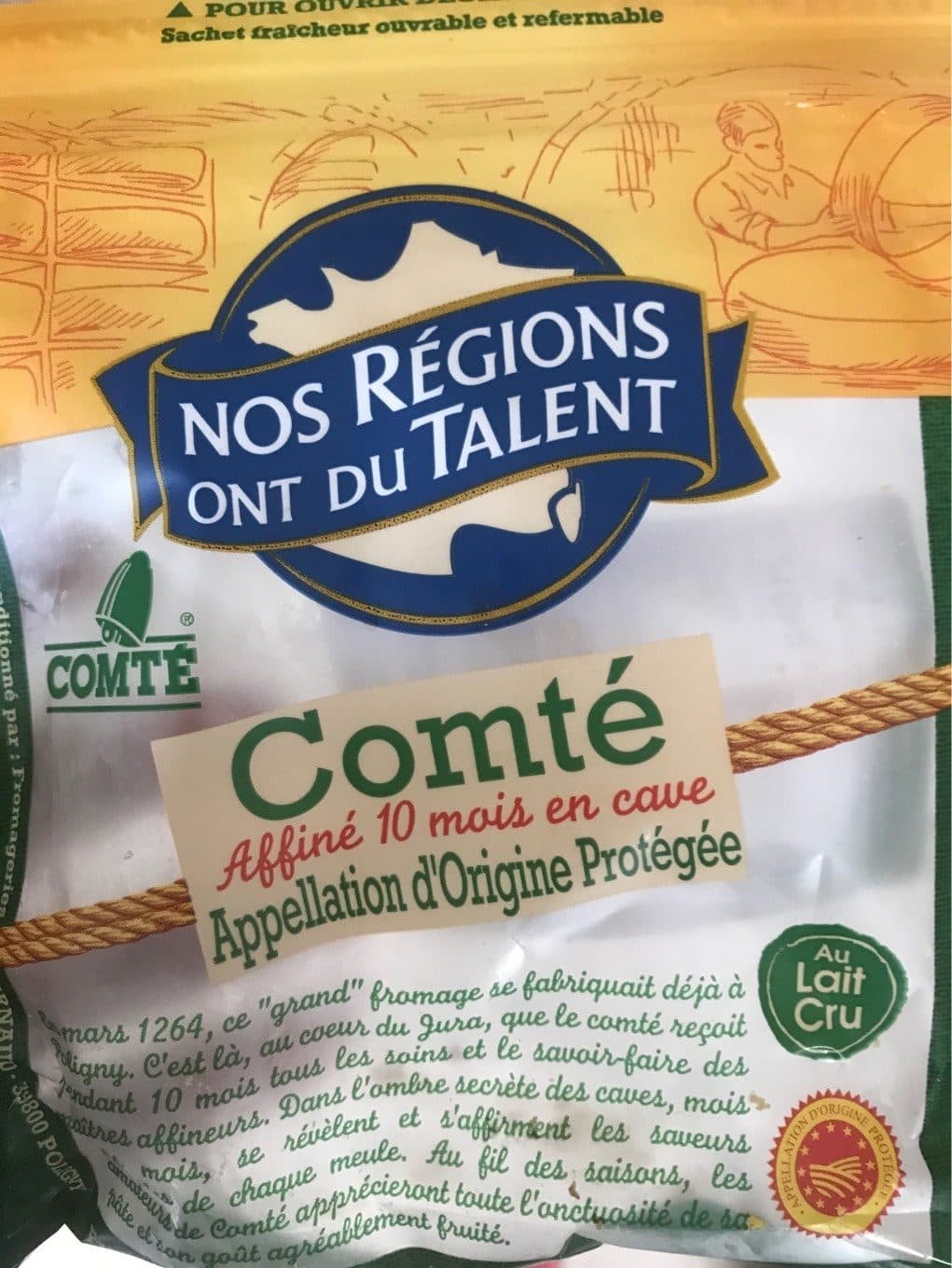 Leclerc Comté packshot