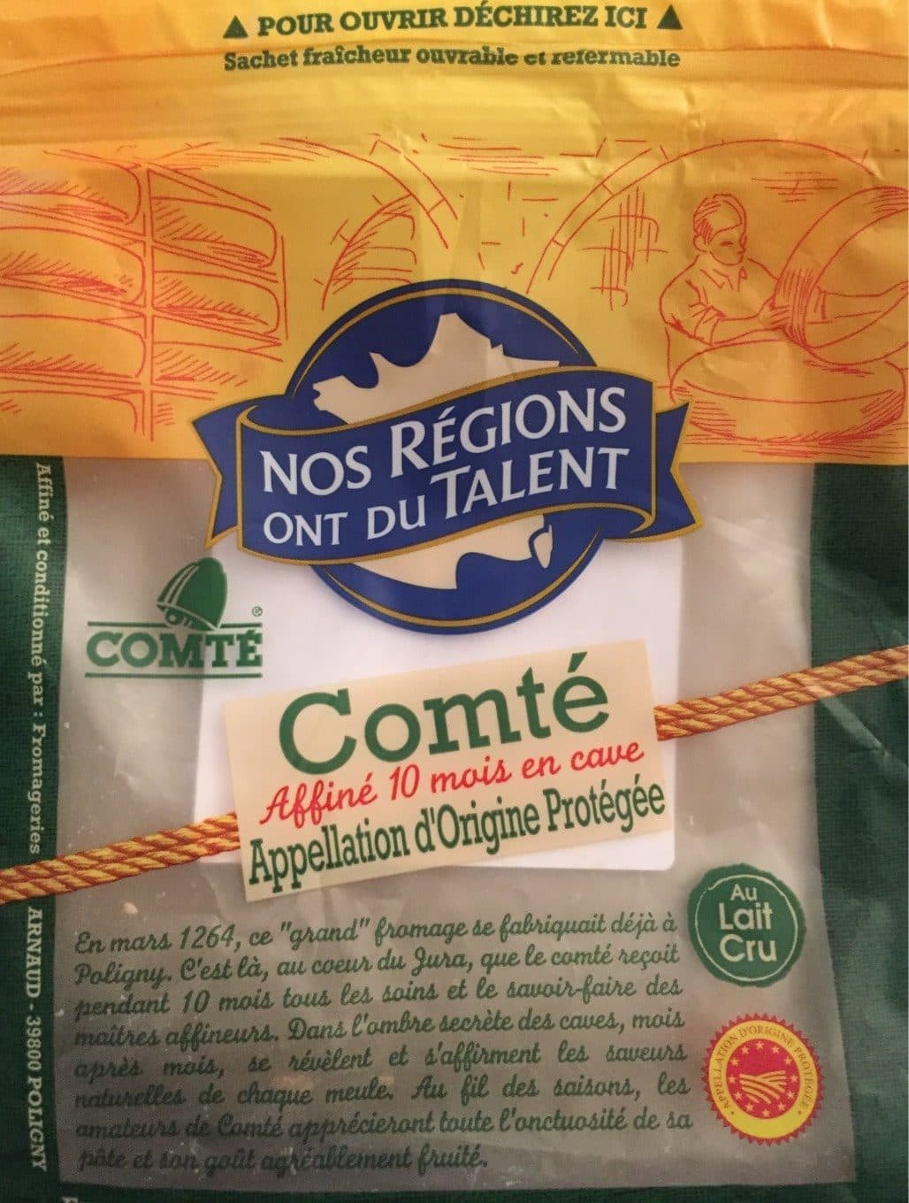 Leclerc Comté packshot