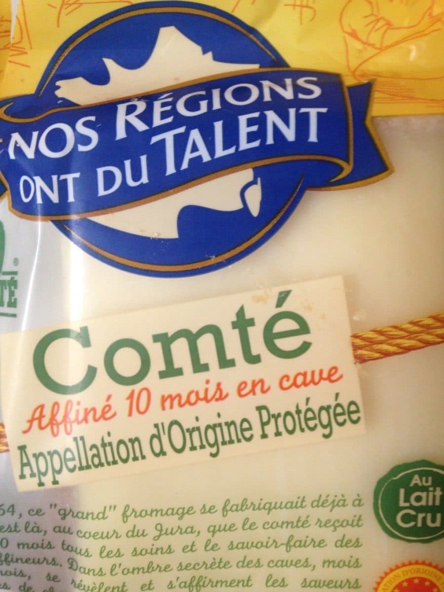 Leclerc Comté affiné 10 mois en cave packshot