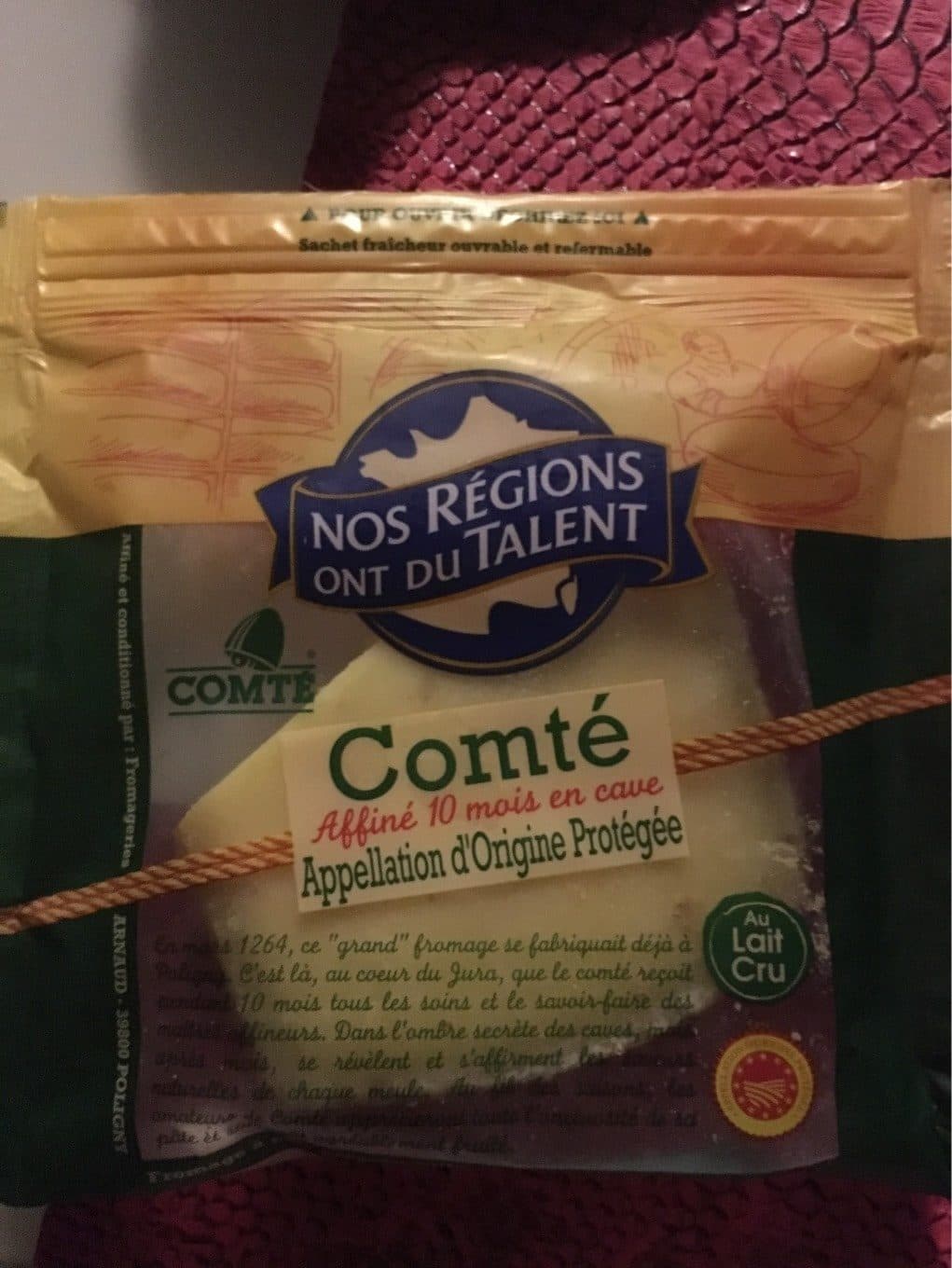 Leclerc Comté packshot