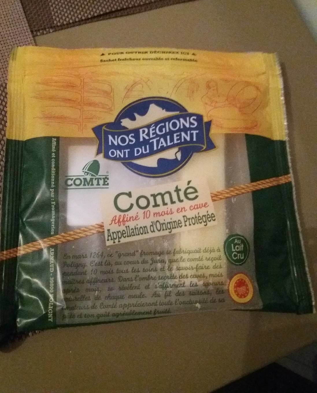 Leclerc Comté aop packshot