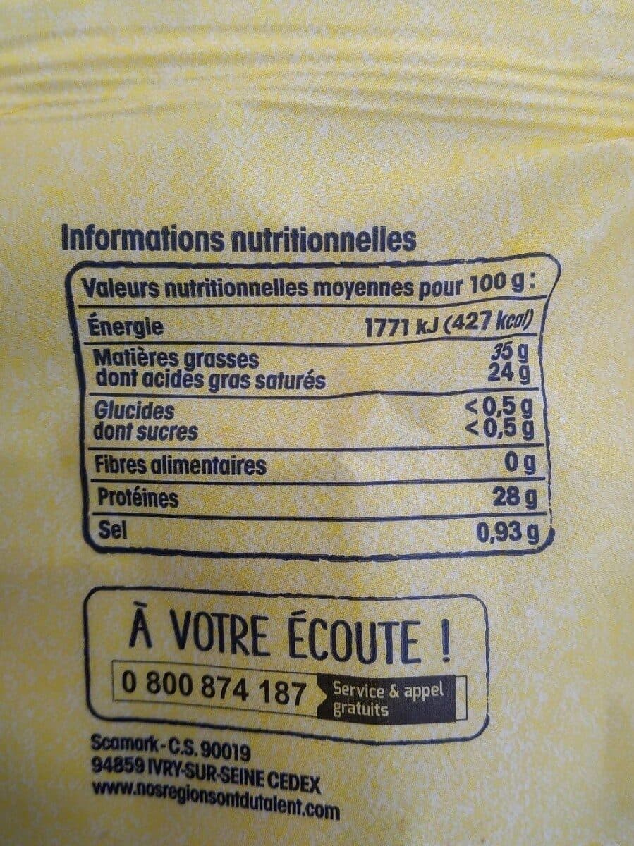 Leclerc Comté aop packshot