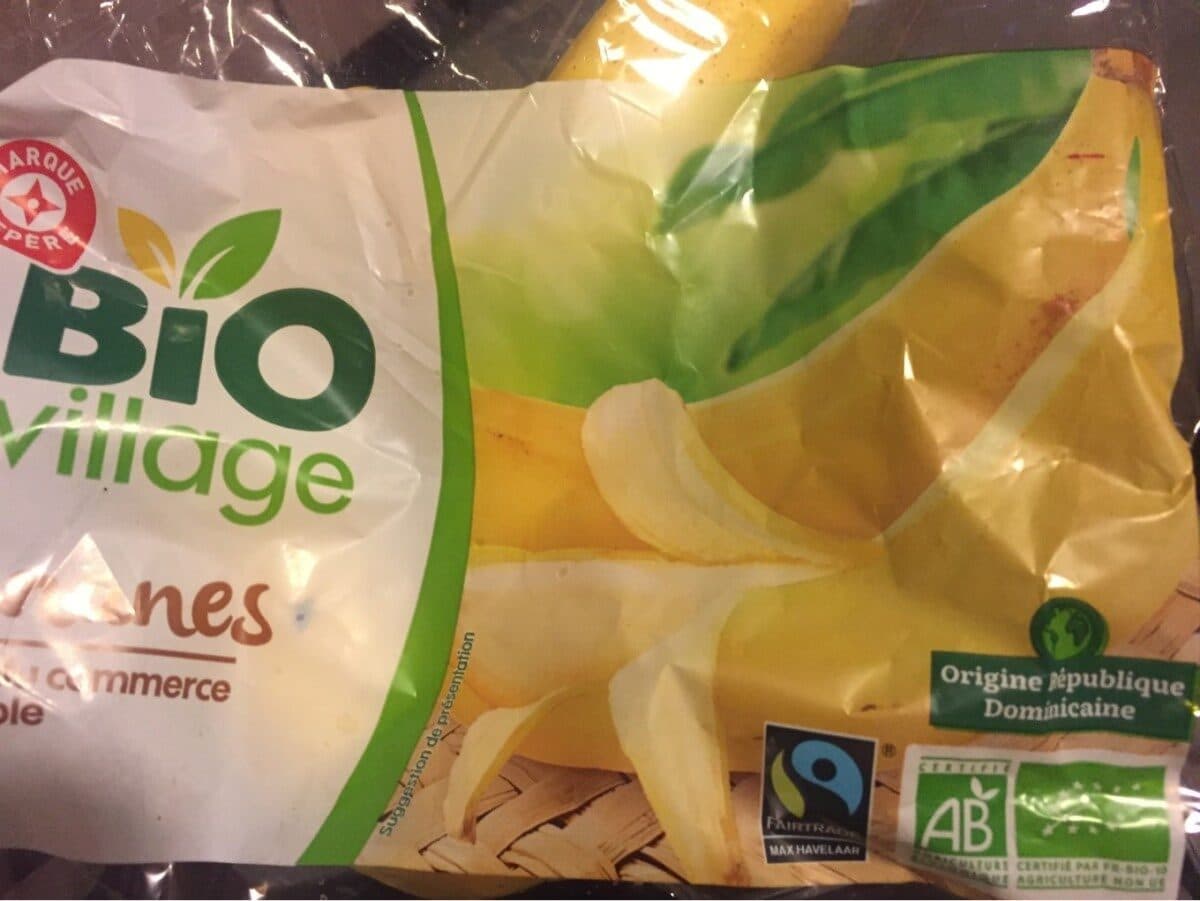 Bio Village Bananes packshot