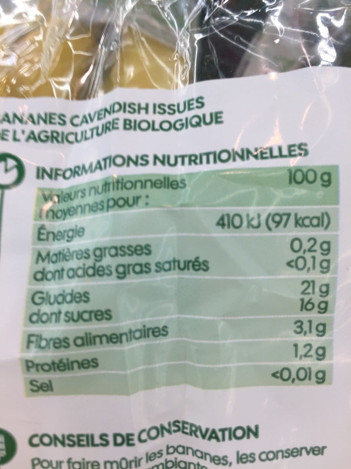 Bio Village Banane packshot