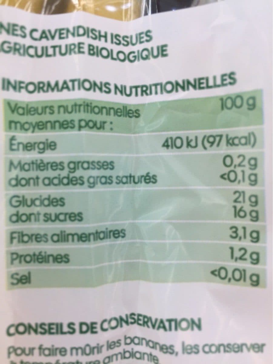 Bio Village Banane packshot
