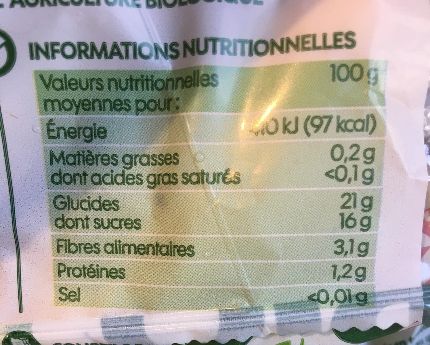 Bio Village Bananes packshot