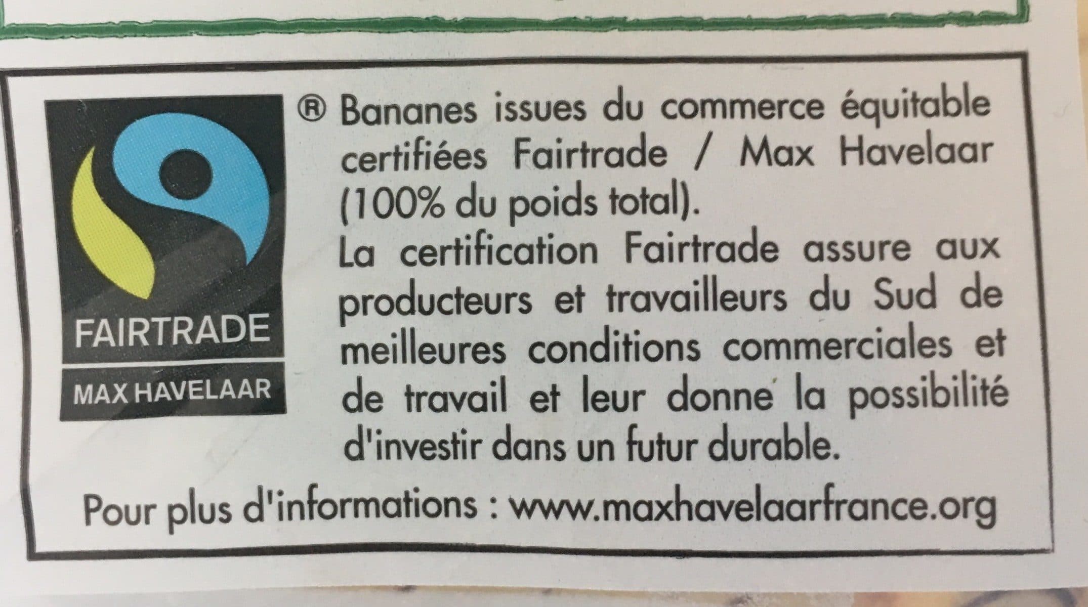 Bio Village Bananes packshot