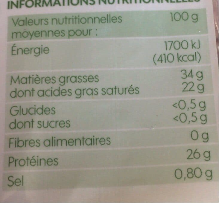 Bio Village Comté au lait cru packshot