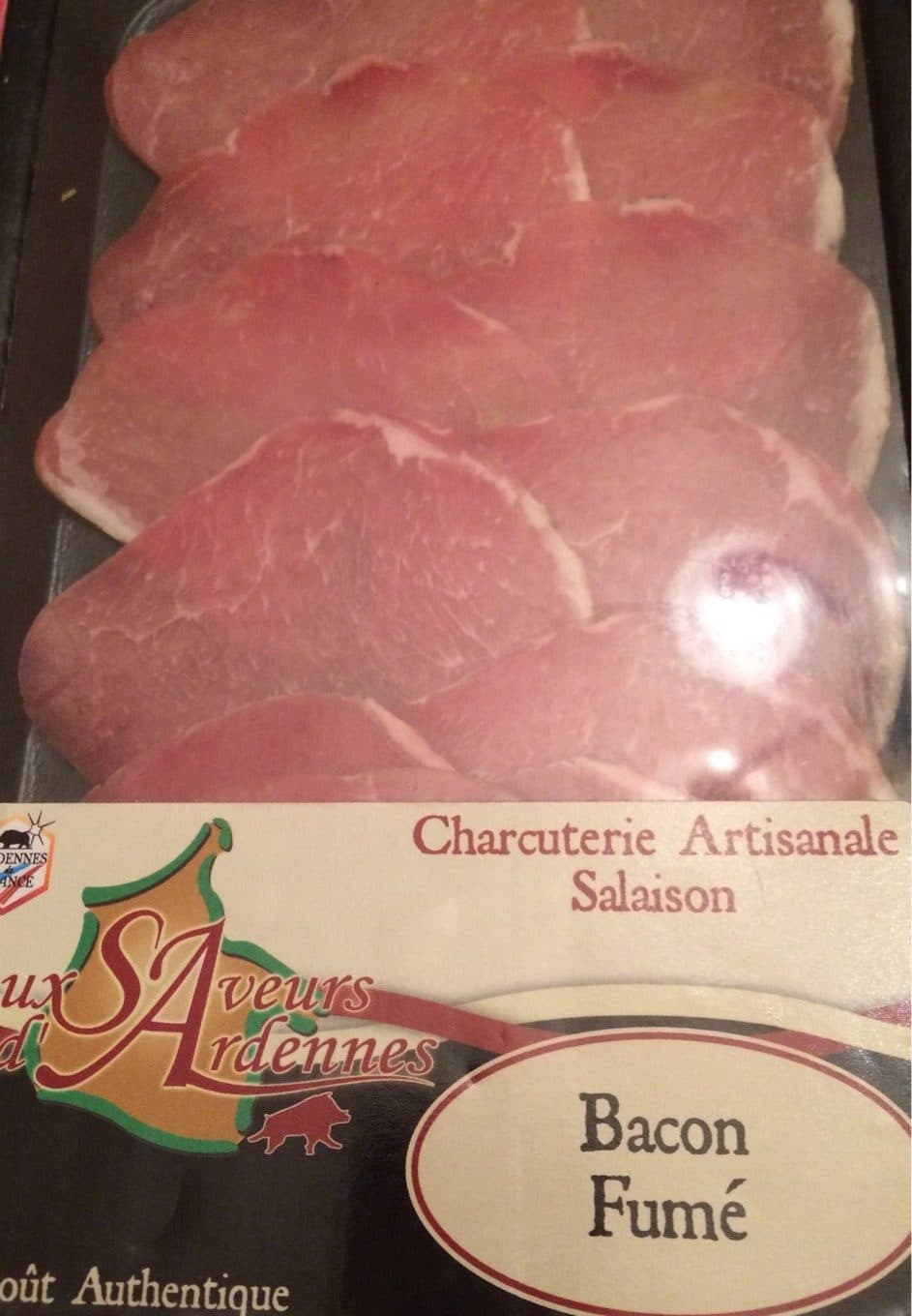 Aux Saveurs d'Ardennes Bacon fumé packshot