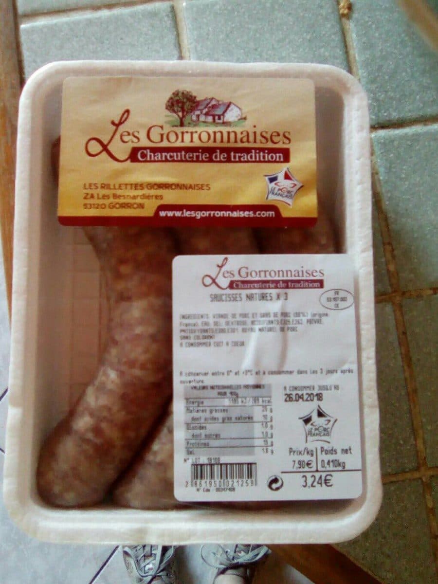 Open Food Facts Saucisses natures packshot