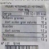 Open Food Facts Chipolatas natures packshot